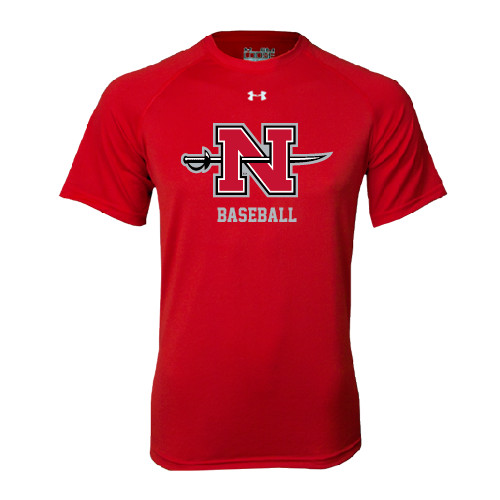  Under Armour Red Tech Tee - Baseball