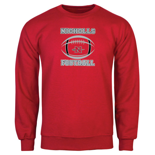 Nicholls Red Fleece Crew