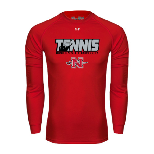 Main Image for  Under Armour Red Long Sleeve Tech Tee