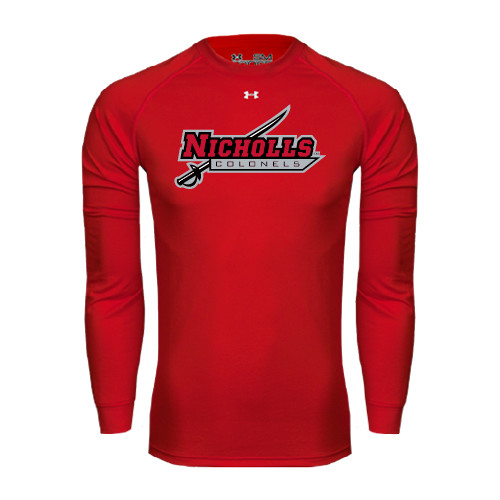 Main Image for  Under Armour Red Long Sleeve Tech Tee