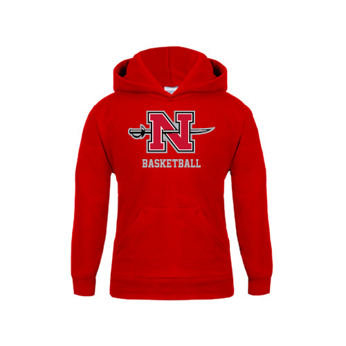  Youth Red Fleece Hoodie - Basketball