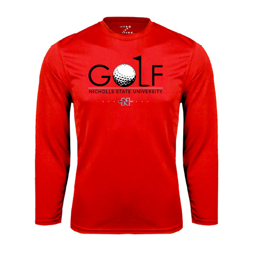 Main Image for  Red Performance Long Sleeve Shirt