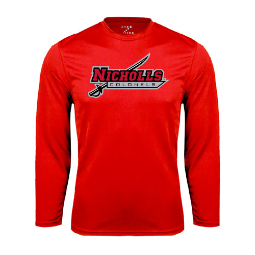 Main Image for  Red Performance Long Sleeve Shirt