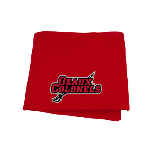  Red Sweatshirt Blanket - Geaux Colonels-Sword