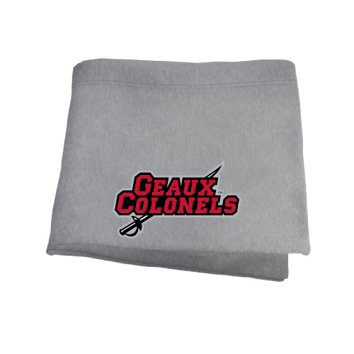  Grey Sweatshirt Blanket - Geaux Colonels-Sword