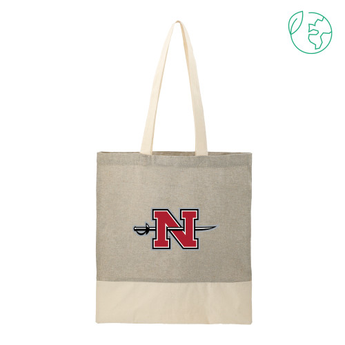  Split Recycled Grey Cotton Twill Convention Tote - Official Logo