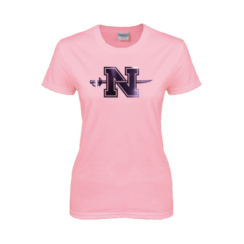  Womens Pink Short Sleeve Tee - Official Logo