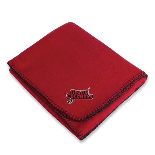  Red Arctic Fleece Blanket - Geaux Colonels-Sword