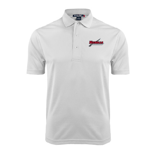  White Dry Mesh Polo - Nicholls Colonels-Sword