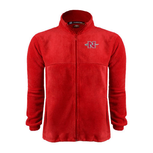  Red Fleece Full Zip Jacket - Official Logo