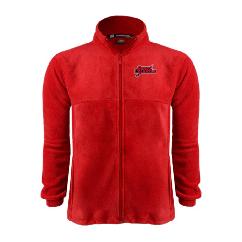  Red Fleece Full Zip Jacket - Geaux Colonels-Sword