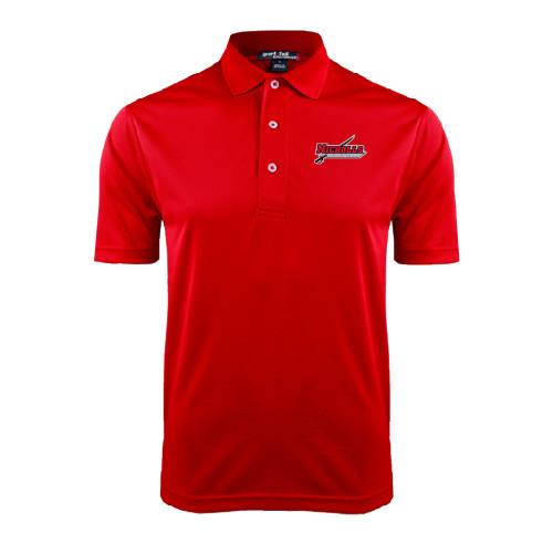  Red Dry Mesh Polo - Nicholls Colonels-Sword
