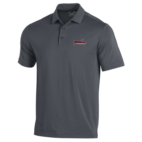  Under Armour Graphite Performance Polo - Nicholls Colonels-Sword