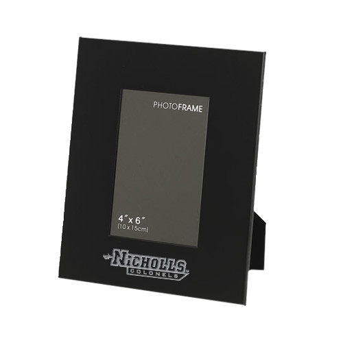  Black Metal 4 x 6 Photo Frame - Nicholls Colonels Engraved