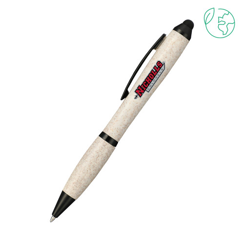  Nash Wheat Straw Ballpoint Beige Stylus Pen - Nicholls Colonels