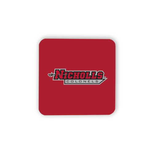  Hardboard Coaster w/Cork Backing - Nicholls Colonels