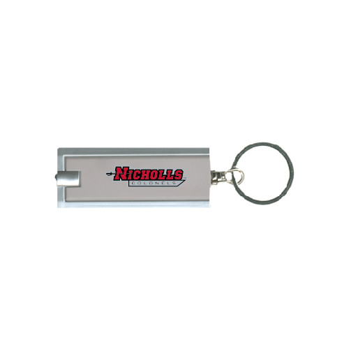  Turbo Silver Flashlight Key Holder - Nicholls Colonels