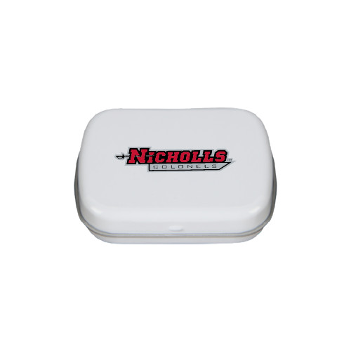  White Rectangular Peppermint Tin - Nicholls Colonels