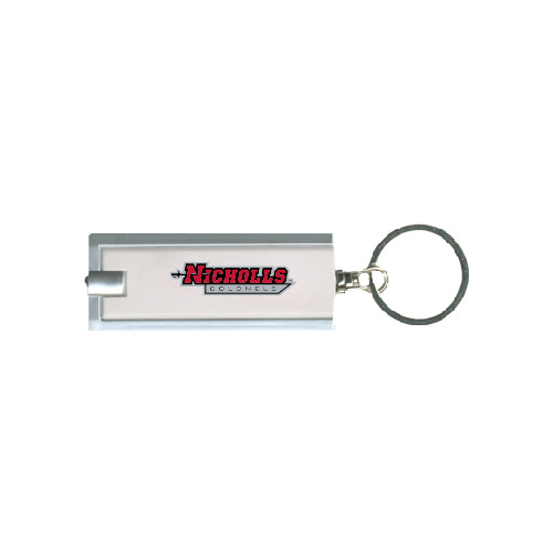  Turbo White Flashlight Key Holder - Nicholls Colonels