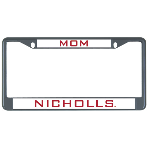  Mom Metal License Plate Frame in Black - Mom
