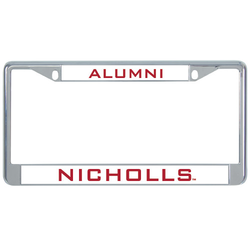  Alumni Metal License Plate Frame in Chrome - Alumni