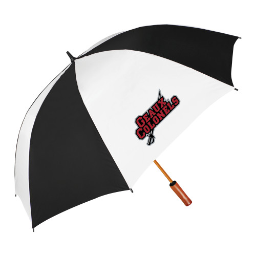  64 Inch Black/White Umbrella - Geaux Colonels-Sword