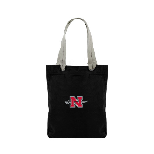  Allie Black Canvas Tote - Official Logo