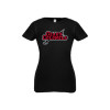 Thumbnail image for  Next Level Girls Black Fashion Fit T Shirt