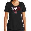 Thumbnail image for  Womens Black Performance Tee