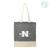 Thumbnail image for  Split Recycled Black Cotton Twill Convention Tote