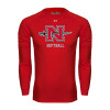 Thumbnail image for  Under Armour Red Long Sleeve Tech Tee