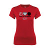 Thumbnail image for  Womens Red Performance Tee
