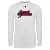 Thumbnail image for  Under Armour White Long Sleeve Tech Tee