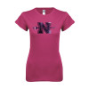 Thumbnail image for  Next Level Womens Fuchsia Boyfriend Tee