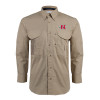Thumbnail image for  Khaki Fishing Shirt Performance Long Sleeve