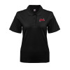Thumbnail image for  Womens Silk Touch Black Pique Polo