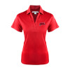 Thumbnail image for  Womens Red Performance Fine Jacquard Polo