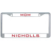 Thumbnail image for  Mom Metal License Plate Frame in Chrome