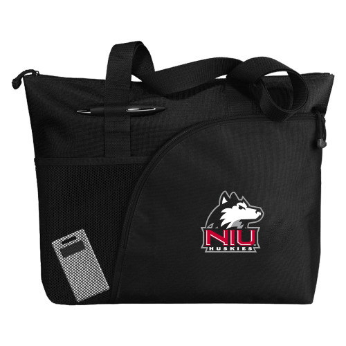  Excel Black Sport Utility Tote - NIU Huskies - Primary Mark