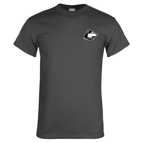  Charcoal T Shirt - NIU Huskie Head