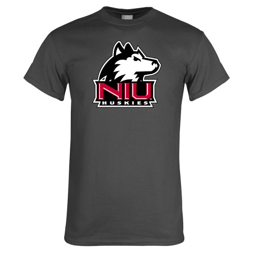  Charcoal T Shirt - NIU Huskies - Primary Mark