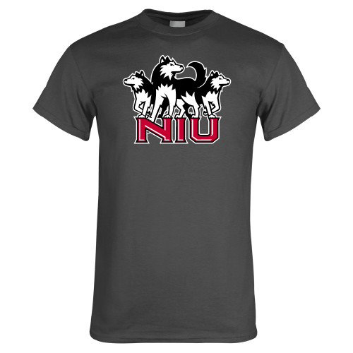  Charcoal T Shirt - NIU w Huskies