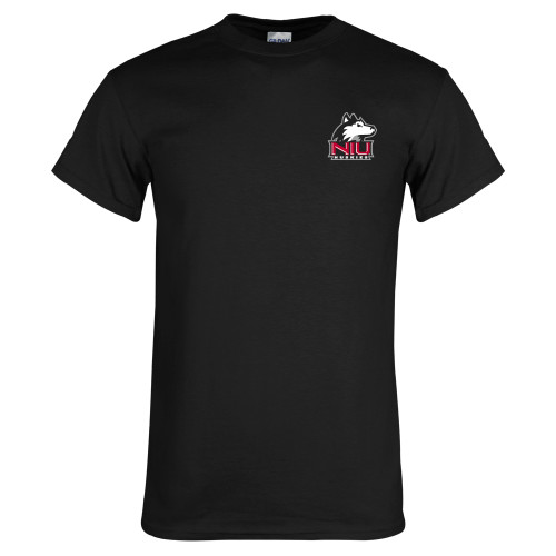  Black T Shirt - NIU Huskies - Primary Mark