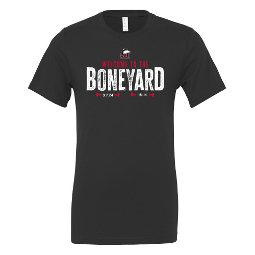  Bella + Canvas Black Jersey Cotton T Shirt - Welcome to the Boneyard