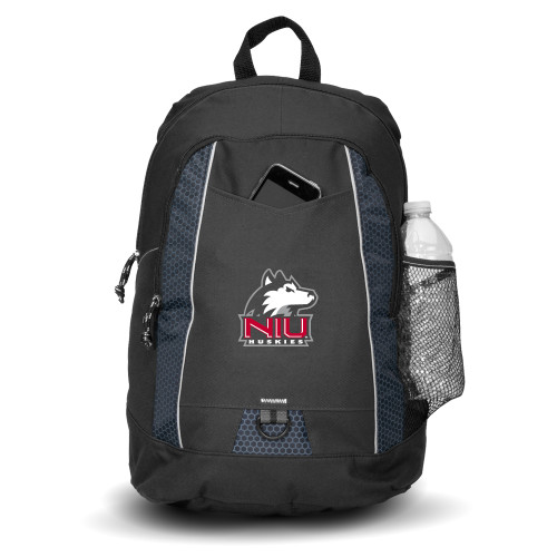  Black Impulse Backpack - NIU Huskies - Primary Mark