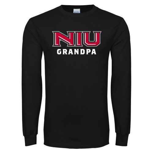  Black Long Sleeve T Shirt - NIU - Grandpa