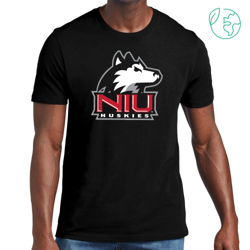  Allmade Black Organic Cotton Tee - NIU Huskies - Primary Mark