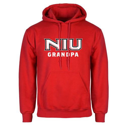  Red Fleece Hoodie - NIU - Grandpa