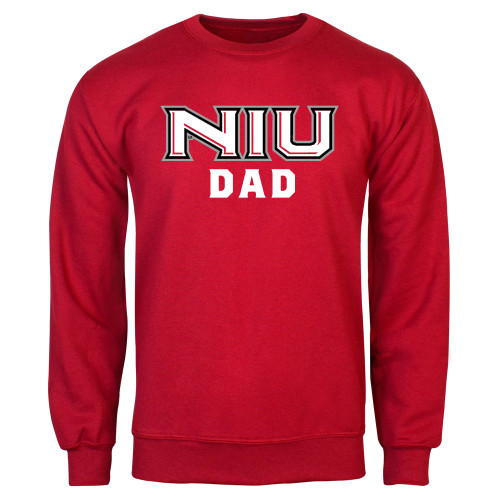  Red Fleece Crew - NIU - Dad