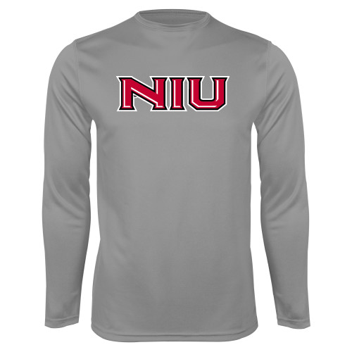  Steel Performance Longsleeve Shirt - NIU - Primary Wordmark